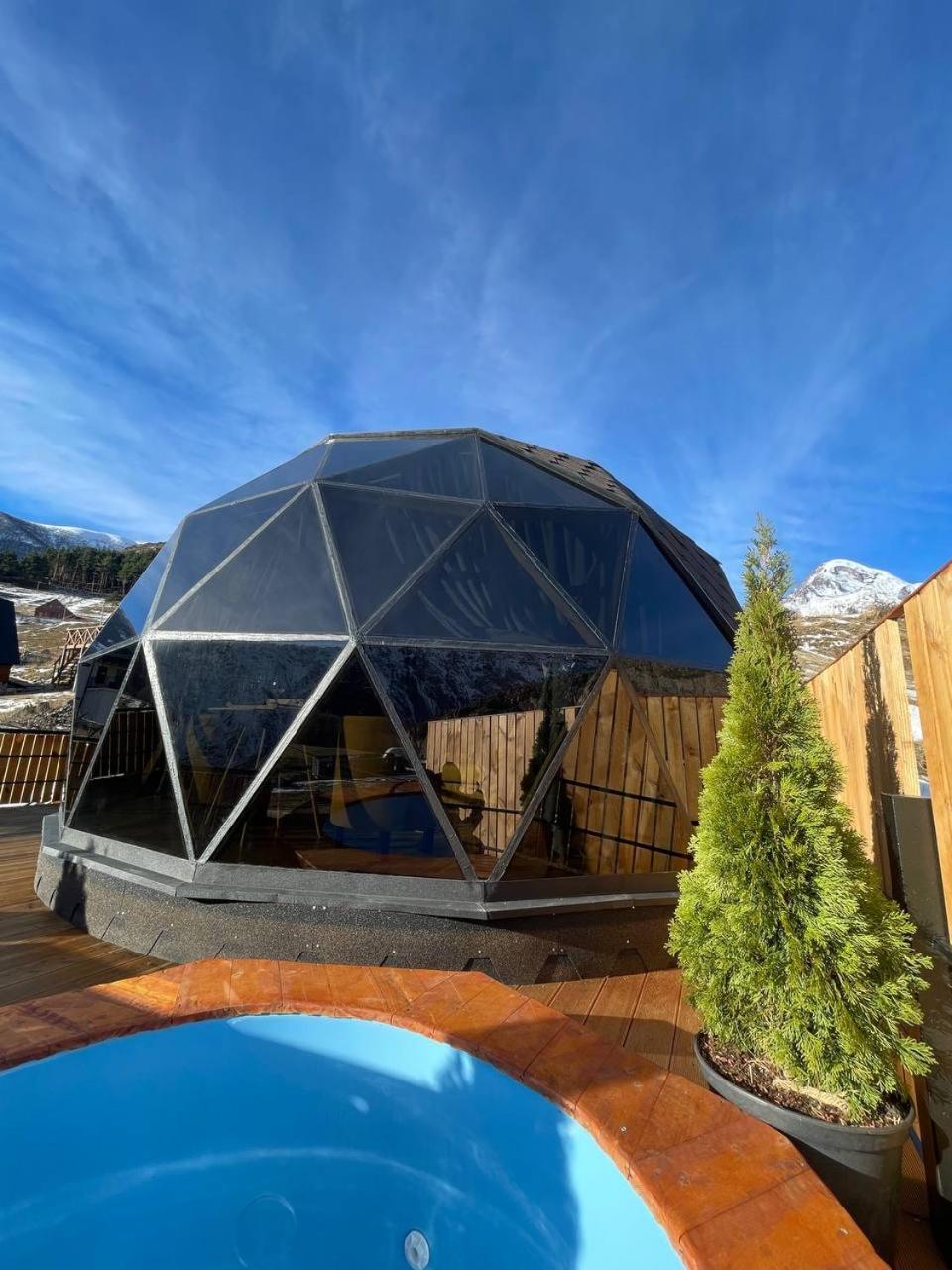 Gabua Glamping Villa Kazbegi Eksteriør billede